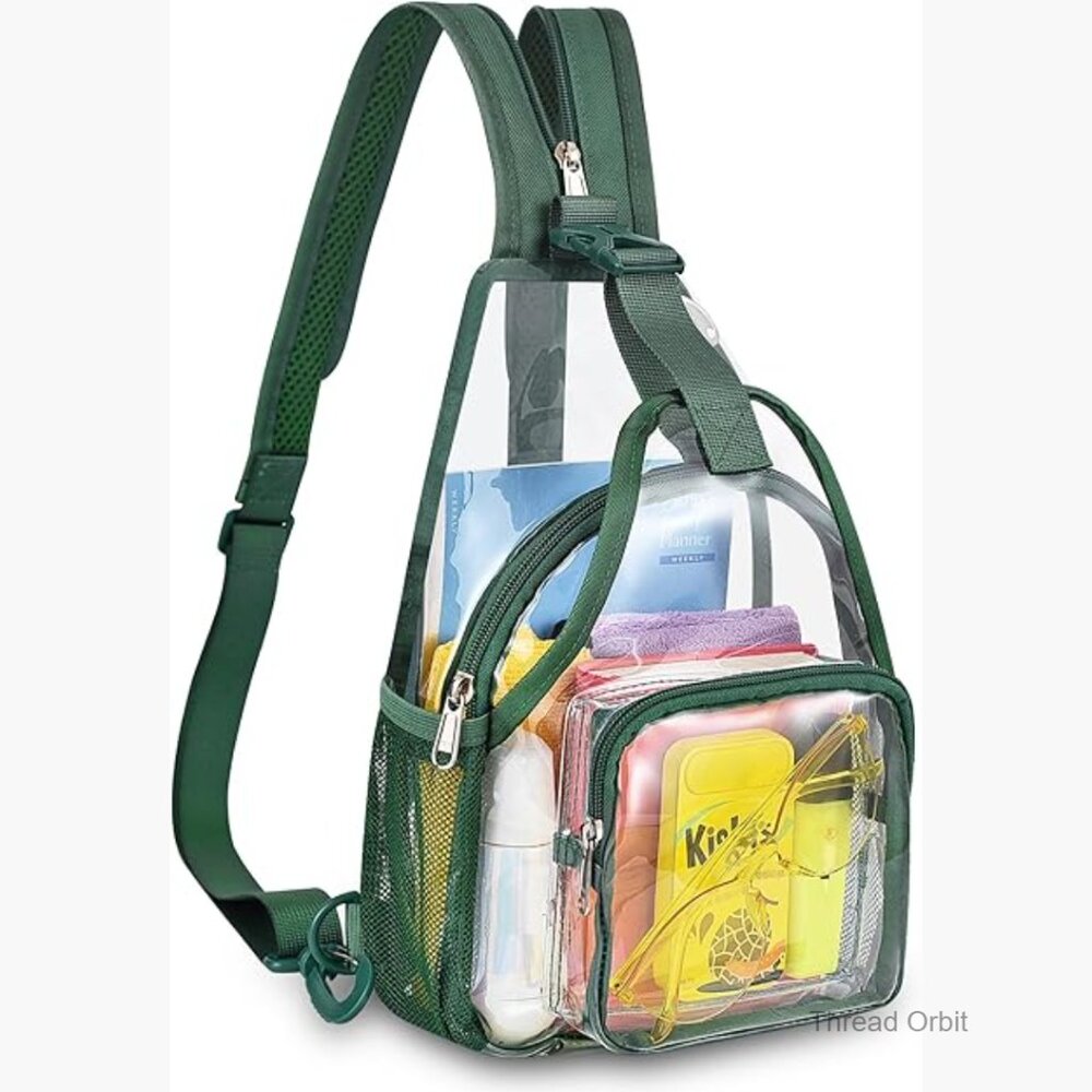 Clear Mini Backpack Convertible Sling Stadium App… - image 1